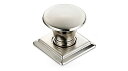【中古】【未使用・未開封品】Richelieu Hardware BP46702195 Vaudreuil Collection 32mm x 1-1/4インチ (32mm) トラディショナルキャビネットノブ つや消しニッケル(4)