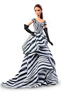 【中古】【未使用・未開封品】Black and White Collection Chiffon Ball Gown Barbie Doll - Platinu...