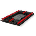 【中古】【未使用・未開封品】Malish ソニックスクラブ床ブラシ 14インチ x 20インチ