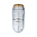 【中古】【未使用・未開封品】AmScope ローレットリングで100Xプランアクロマート対物レンズ(2)