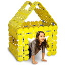 楽天AJIMURA-SHOP【中古】【未使用・未開封品】Fort Boards - Kids Fort Building Toy Kit - Jumbo Construction Blocks - 44 Board Set - Yellow by Fort Boards