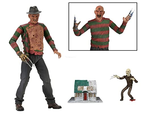【中古】【未使用・未開封品】エルム街の悪夢3 惨劇の館 7"アクションフィギュア フレディ クルーガー Part3 NECA