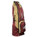 【中古】【未使用・未開封品】Team Golf NCAA フロリダ州セミノールズ トラベルゴルフバッグ 耐衝撃プラスチックホイールベース スムーズで持ち運び簡単 シューズバッグ内蔵(4)