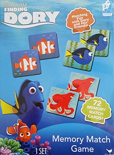 【中古】【未使用 未開封品】 カーディナル Cardinal Finding Dory Memory Match Game 7141633 並行輸入品