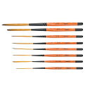 yÁzygpEJizAndrew Mack Drag'n Fly By Ted Turner 8 Brush Set Series DF Sizes 0000-5 by Andrew Mack Brush