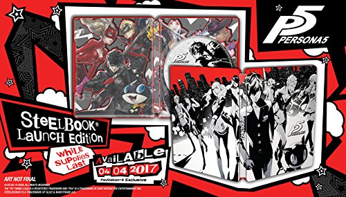 【中古】【未使用・未開封品】Persona 5 (Steelbook Edt) (輸入版:北米) - PS4