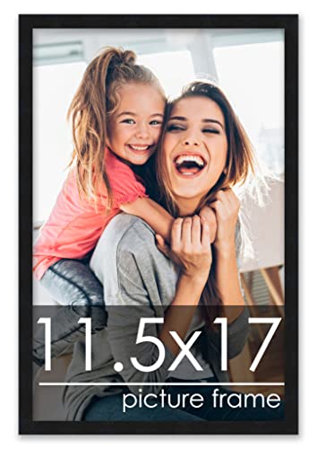 【中古】【未使用・未開封品】11.5?X 17?Contemporaryブラック木製写真フレーム???UVアクリル、フォームボードBacking、& Hangingハードウェア付属。