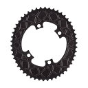 【中古】【未使用・未開封品】ABSOLUTE BLACK (アブソリュートブラック) PREMIUM ROAD OVALアウターチェーンリング 50TPCD110 シマノ4アーム用 ブラック