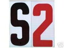 【中古】【未使用・未開封品】8 7/8インチ ポータブルマーキーサインフレックスブラック文字/レッド数字セット 300カウント