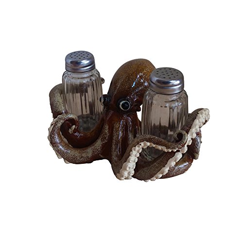 【中古】【未使用・未開封品】快適な時間3?" Octopus Salt and Pepperボトルホルダー