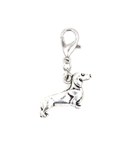 【中古】【未使用・未開封品】Dachshund ドッグクリップオンチャーム ネックレスとブレスレットに最適 (ZC 97T)