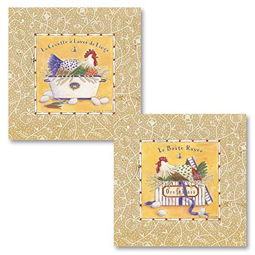 š̤ۡѡ̤ʡۥơFrench Hens ; French Country Decor ; 212?x 12...
