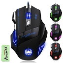 yÁzygpEJiz[New Version] AFUNTA Super Big 7200 DPI Gaming Athletics Wired USB Game Mouse 7 Button With Colorful Breathing Lights Support Windows I