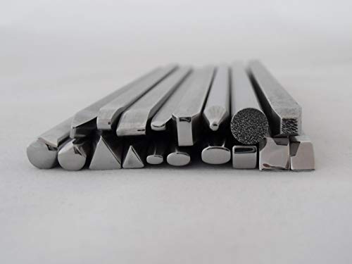 Chasing repousse tools. Additional Shapes Set -AS#02- (18 pieces) by Yunke