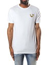 【中古】【未使用・未開封品】True Religion メンズ ダブルパフ半袖Tシャツ, ホワイト, X-Large