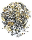 【中古】【未使用・未開封品】Nailheads - Spots - Studs - 500 pcs Mixed Nailheads - Mixed Studs - Mixed Shapes, Sizes and Colors - Premium Quality Brass Nailheads by