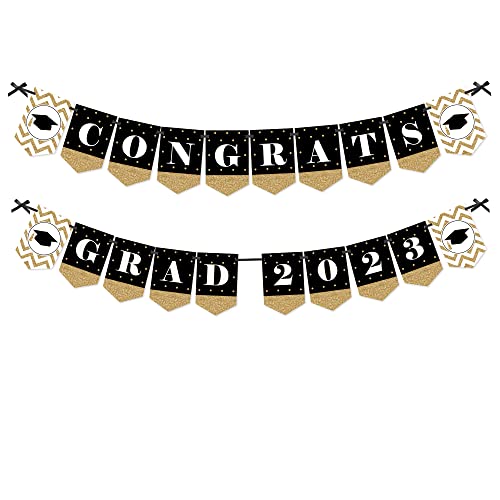 【中古】【未使用・未開封品】Gold Tassel Worth The Hassle - Graduation Party Bunting Banner - Gol..