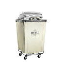 【中古】【未使用・未開封品】Seville Classics 商用の丈夫なキャンバス製洗濯物入れ キャスター付き