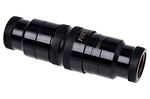 【中古】【未使用・未開封品】Alphacool Eiszapfen HF quick release connector kit G3/8 inner thread with reducing nipple G1/4 - deep black