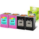 【中古】【未使用・未開封品】Greencycle Hight YieldインクカートリッジHP 63?X L f6u64?a f6u63?aブラックと3色セット...