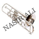 【中古】【未使用・未開封品】Nasir Ali, Valve Trombone Nickel Plated Bb