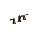 【中古】【未使用・未開封品】Moen ws84440brb 2ハンドル高アークバスルーム蛇口、地中海ブロンズ