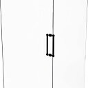 yÁzygpEJizContemporary 12 Inch Back to Back Shower Door Pull - 404-12BB-BKM