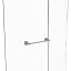 š̤ۡѡ̤ʡPrestige Skyline Collection 18 Inch Shower Door Towel Bar - P1000-41-SM-18-SN