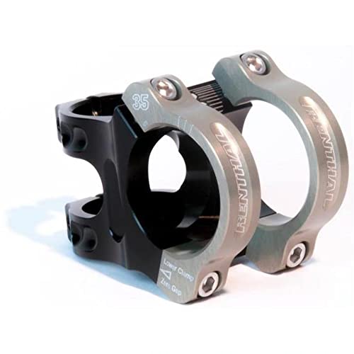 【中古】【未使用・未開封品】Renthal Apex 35 自転車ステム - クランプ: 35mm , L: 50mm , ステア: 28.6mm , 6 , ブラック/ゴールド - STM119-BKAG