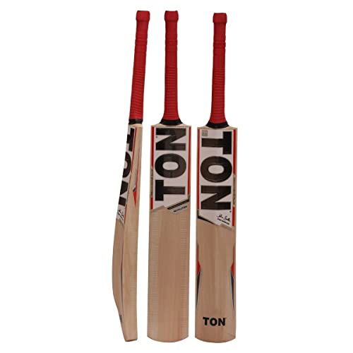 Cricket Bat SS master Kashmir Willow Full Adult Size Short Handle by Sunridges with free SS Sunridges Bat Cover - Bat suitable for play