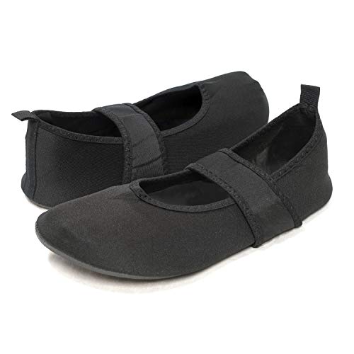 【中古】【未使用・未開封品】Nufoot futsoles by Women 's soft-sided靴スポーツ用の靴室内/室外用折..