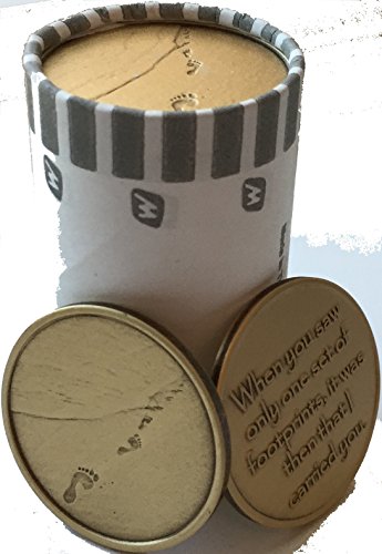 【中古】【未使用・未開封品】Bulk Lot 25 Footprints In The Sand Bronze Medallion Chip of Pocket Tokens