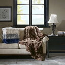 【中古】【未使用・未開封品】(150cm x 180cm, Grey) - Premier Comfort Parker Corduroy Plush Down Alternative Throw Grey 60x70