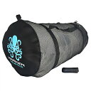 【中古】【未使用・未開封品】Kraken Aquatics メッシュダッフルギアバッグ ショルダーストラップ付き スキューバダイビング シュノーケリング 水泳 ...