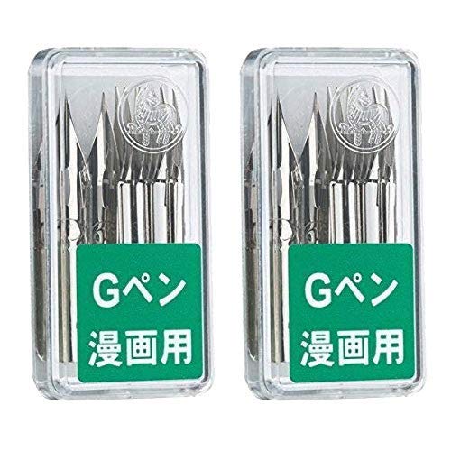【中古】【未使用・未開封品】(2 Set) - 2Set X Zebra Comic G Model Chrome Pen Nib, Pack of 10