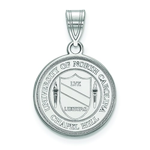 【中古】【未使用・未開封品】North Carolina Medium (5?/ 8インチ) Crestペンダント(スターリングシルバー)