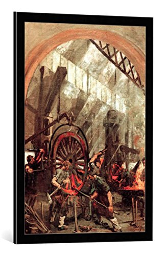 【中古】【未使用・未開封品】クンストフュール・アレ アートプリント/ポスター ポール・フリードリッヒ・マイヤーハイム P F マイヤーハイム 機関車 建設 写真 ファインアー