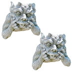 【中古】【未使用・未開封品】Design Toscano Gnash Grotesque ガーゴイルプラーク:2個セット 2個