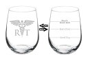 【中古】【未使用・未開封品】(500ml Stemless) - Wine Glass Goblet Two Sided Good Day Bad Day Don't Even Ask RT Respiratory Therapist (500ml Stemless)