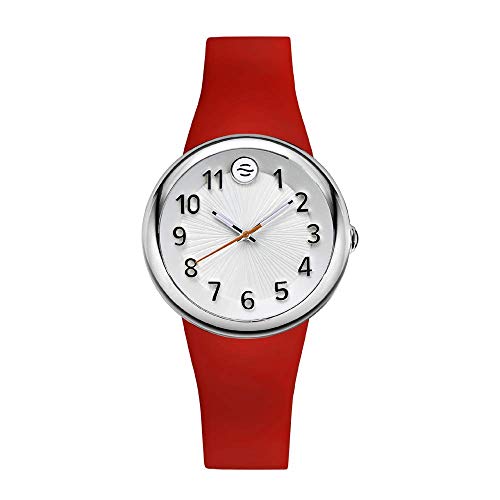 【中古】【未使用・未開封品】Philip Stein ' Japanese Quartzステンレススチールand Silicone Watch , Color :レッド( Model : f36s-sw-r )