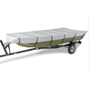 【中古】【未使用・未開封品】goodsmann Jonボートカバー、シルバーグレー、防水、天気保護、Trailerable、シルバーポリ1000、異なるサイズ