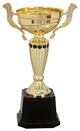 【中古】【未使用 未開封品】Decade Awards Cupトロフィー ゴールド - ゴールドメタル コーポレートカップ賞 - 10インチ - リクエストに応じて刻印プレート