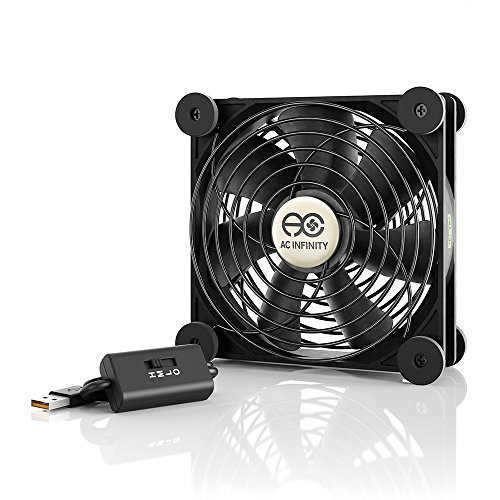 yÁzygpEJizAC Infinity MULTIFAN S3, Quiet 120mm USB Fan for Receiver DVR Playstation Xbox Computer Cabinet Cooling [sAi]