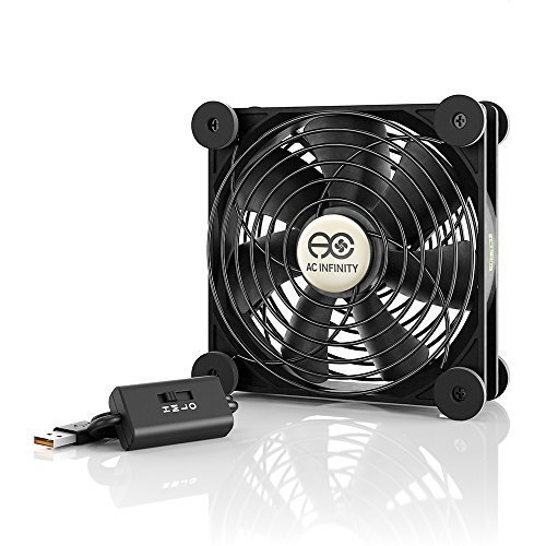 š̤ۡѡ̤ʡAC Infinity MULTIFAN S3, Quiet 120mm USB Fan for Receive...