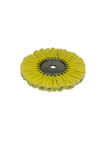 Zephyr AWY 58-10 FC4 Yellow 1 on 1 4 Fast Cut Airway Buffing wheel