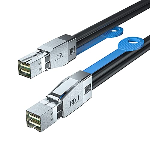 NEC - 【中古】【未使用・未開封品】10Gtek 外部 Mini SAS HD SFF-8644 ケーブル 1メートル