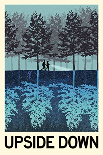 【中古】【未使用・未開封品】アップサイドダウン テレビ番組 ファンタジートラベルポスター 12x18インチ