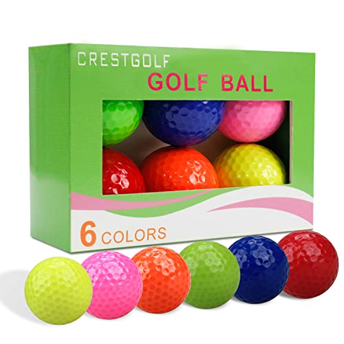 【中古】【未使用・未開封品】Coloured My Class Golf Balls Pack of 6 …