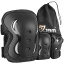 【中古】【未使用・未開封品】JBM international JBM こども&おとな用 サイクリング ローラースケート膝 肘 手首 プロテクトパッド-調節可能...