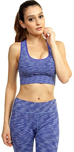 【中古】【未使用・未開封品】tobeinstyleレディーススリムデジタル印刷スポーツブラ US サイズ: S カラー: ブルー